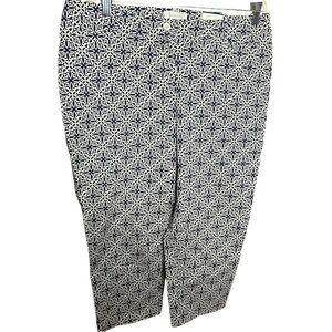 TALBOTS Stretch Twill Crop Pants Size 14 NWT